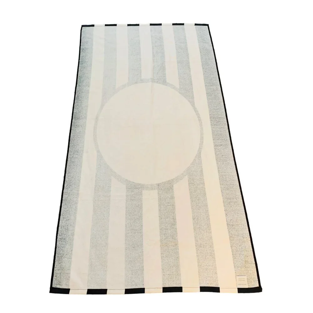 Gin Juice Beach Towel Dre Snoop Black White Striped Terry Cloth Pool Party Gift